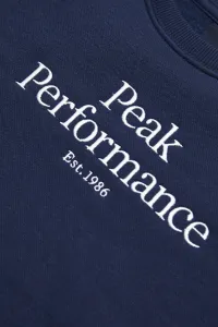 Mikina Peak Performance Jr Original Crew Blue Shadow