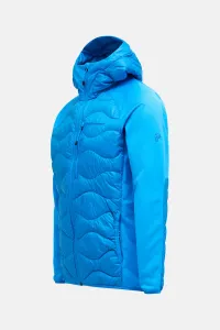 Bunda Peak Performance M Helium Down Hybrid Hood Brilliant Blue