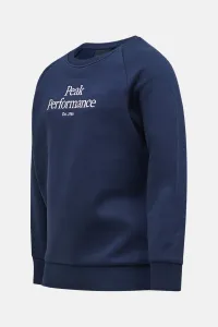 Mikina Peak Performance Jr Original Crew Blue Shadow