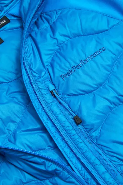 Bunda Peak Performance M Helium Down Hybrid Hood Brilliant Blue