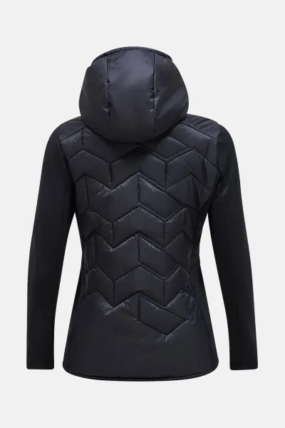 Bunda Peak Performance W Elevate Liner Hybrid Ho Black