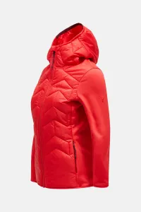 Bunda Peak Performance W Elevate Liner Hybrid Ho Brilliant Red/Black/