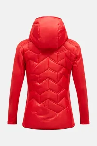 Bunda Peak Performance W Elevate Liner Hybrid Ho Brilliant Red/Black/