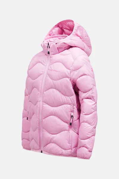 Bunda Peak Performance Jr Helium Down Hood Jacke Morning Dew