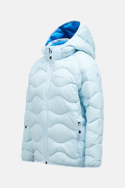 Bunda Peak Performance Jr Helium Down Hood Jacke Cloud