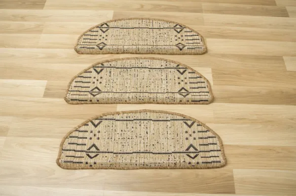 Nášľap na schody Terra Aztec 04 línie, béžový / grafitový