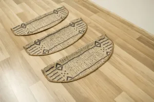 Nášľap na schody Terra Aztec 04 línie, béžový / grafitový