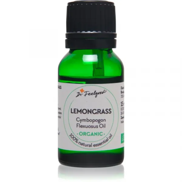 Dr. Feelgood Essential Oil Lemongrass esenciálny vonný olej Lemongrass 15 ml