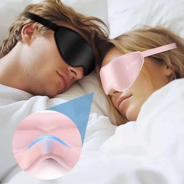 Tech-Protect Eyeshade maska na spanie, ružová