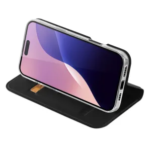 Dux Ducis Skin Pro knižkové puzdro na iPhone 16 Pro Max, čierne
