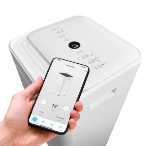 Salente SummerICE9, inteligentná mobilná klimatizácia, 9000 BTU, WiFi+Bluetooth, diaľkové ovládanie.