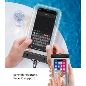 Tech-Protect Waterproof vodotesné puzdro na mobil 6.9'', ružové