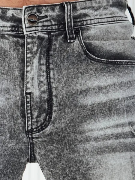Pánske trendy jeansy šedé