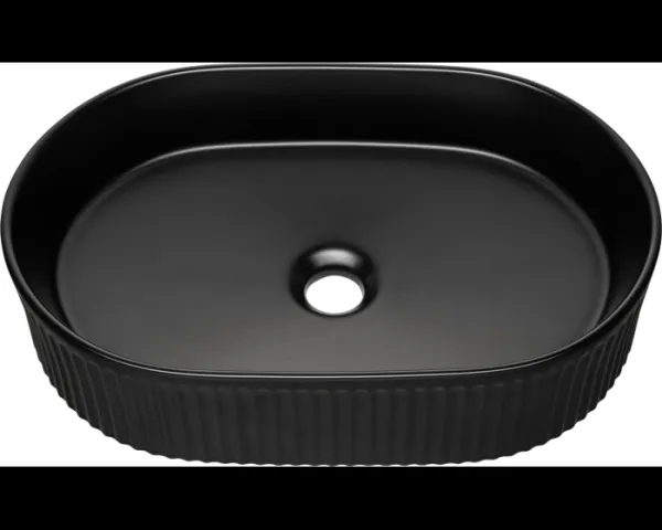 ArtCom Kúpeľňová skrinka s umývadlom a doskou NOVA Black DU60/1 | 60 cm