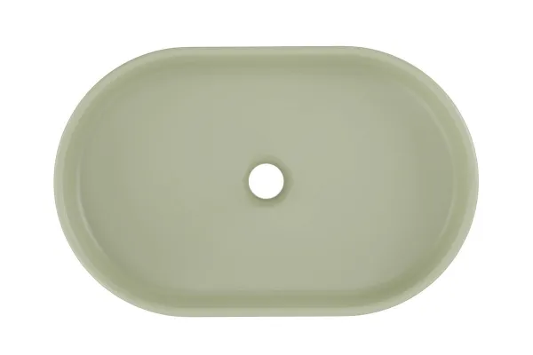 ArtCom Keramické umývadlo RIVER 2 E-6594 | olivový mat 55 x 35 cm