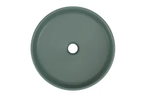 ArtCom Keramické umývadlo RIVER 1 E-6595 | zelený mat 40 cm