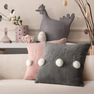 Obliečka na vankúš EASTER 37 sivá