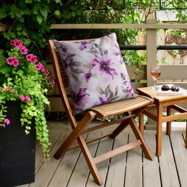Obliečka na vankúš GARDEN 29A krémová / ružová