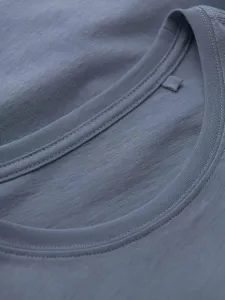 Klasické pánske tričko s krátkym rukávom tmavo-modré