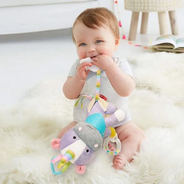 Hračka aktívna na C krúžku Bandana Buddies Jednorožec 0m+