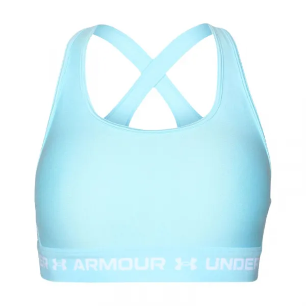 Dámska tréningová športová podprsenka UNDER ARMOUR Crossback Mid Bra-BLU