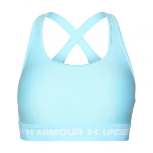 Dámska tréningová športová podprsenka UNDER ARMOUR Crossback Mid Bra-BLU