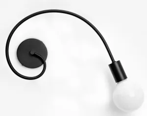 TooLight Nástenná lampa APP743-1W čierna