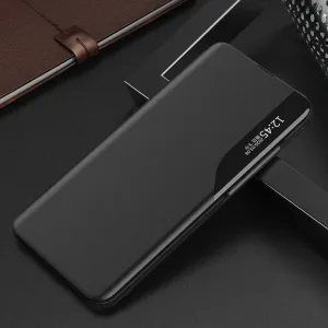MG Eco Leather View knižkové puzdro na Huawei P40, čierne
