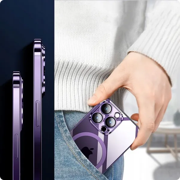 Tech-Protect Magshine MagSafe kryt na iPhone 12, čierny