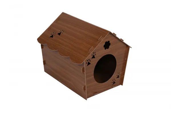 ASIR Domček pre mačky 199 hnedý 40 cm