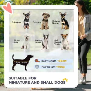 PAWHUT Kočík pre psov do 10 kg JOGGER skladací modrý