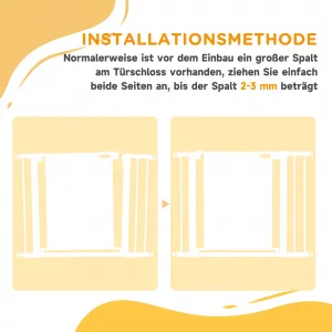 PAWHUT Zábrana pre psov s bránkou 75-103 x 76 cm čierna
