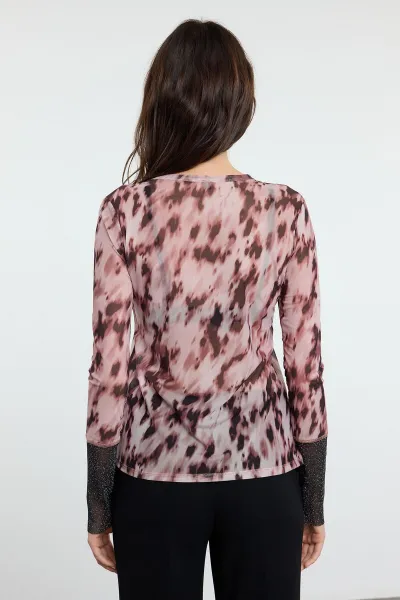 Trendyol Multicolor*001 Knitted Garnish Regular/Normal Pattern Knitted Blouse