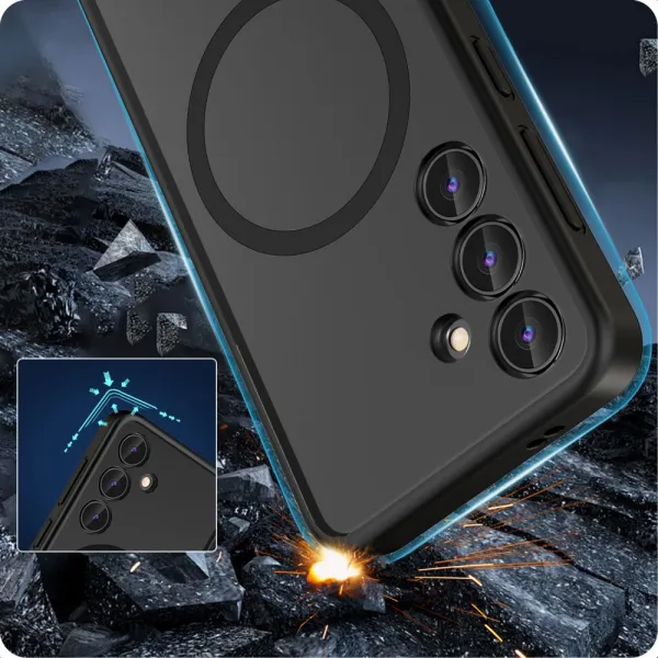 Tech-Protect Magmat MagSafe kryt na Samsung Galaxy S24 Plus, čierny