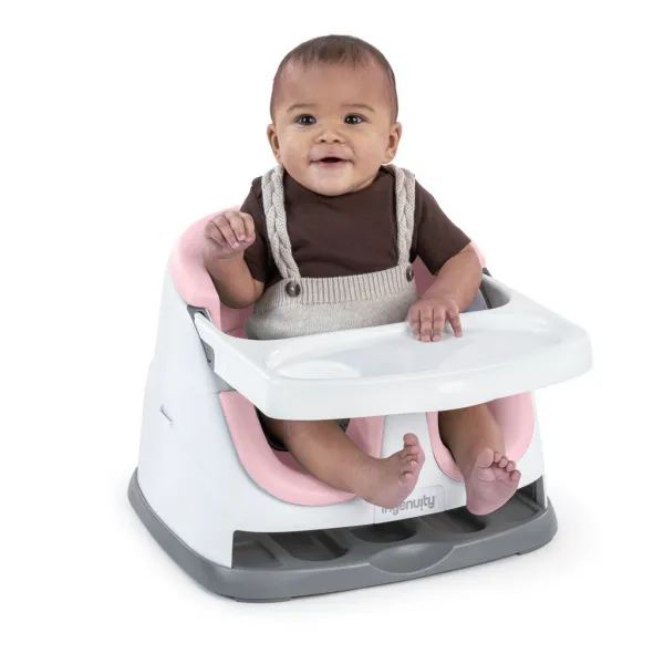 Podsedák na stoličku 2v1 Baby Base™ Peony 6m+ do 22kg
