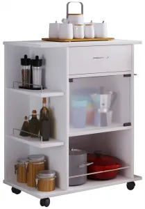 VCM Kuchyňský vozík Pocis, bílý