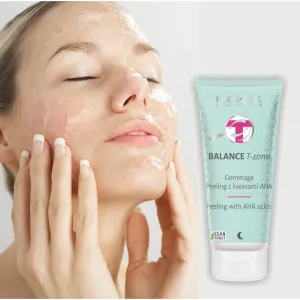 FlosLek Laboratorium Balance T-Zone Gommage peeling pre zmiešanú pleť 125 g