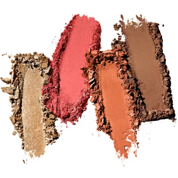 Smashbox Halo Sculpt + Glow Face Palette paletka rozjasňovačov a líceniek odtieň Coral Saturation 15,7 g