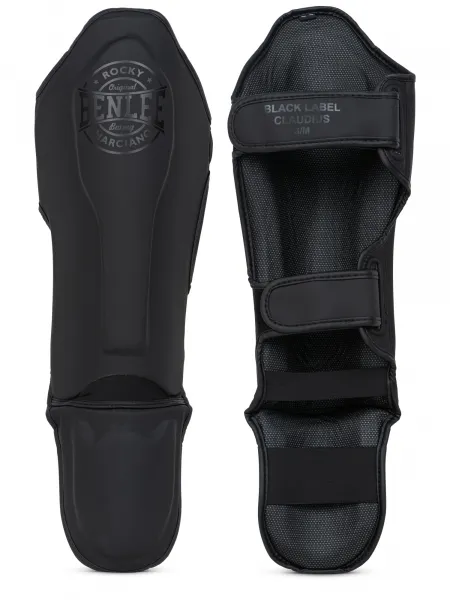 Lonsdale Artificial leather shin guards (1 pair)