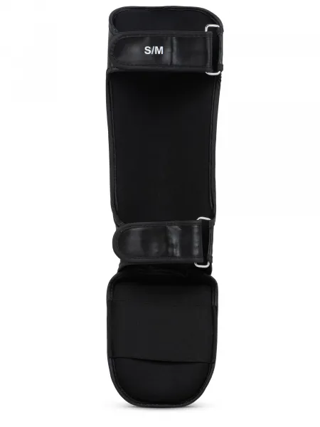 Lonsdale Artificial leather shin guards (1 pair)