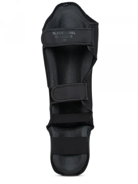 Lonsdale Artificial leather shin guards (1 pair)