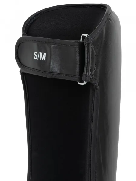 Lonsdale Artificial leather shin guards (1 pair)