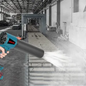 SUPER ULTRA VÝKONNÝ TURBO FÉN sušič karosérie, ofukovač snehu OneVan 4000W 400M/S 2 x batéria 928Vf. Náradie je vhodné pre batériu MAKITA 18V Batéria: Bez batéria