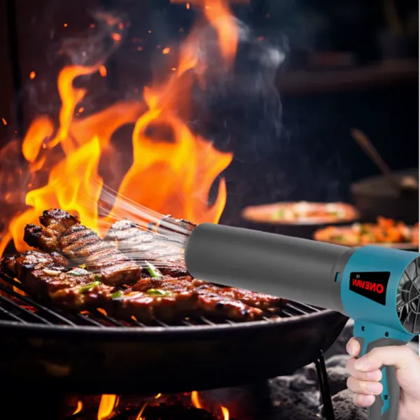 SUPER ULTRA VÝKONNÝ TURBO FÉN sušič karosérie, ofukovač snehu OneVan 4000W 400M/S 2 x batéria 928Vf. Náradie je vhodné pre batériu MAKITA 18V Batéria: Bez batéria