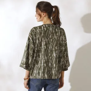 Kimono bunda s potlačou batiky