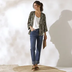 Kimono bunda s potlačou batiky