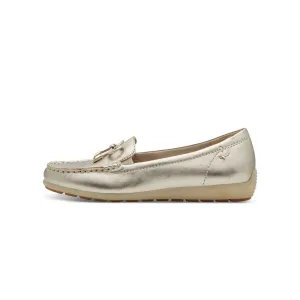 Kožené lesklé mokasíny Tamaris Comfort®