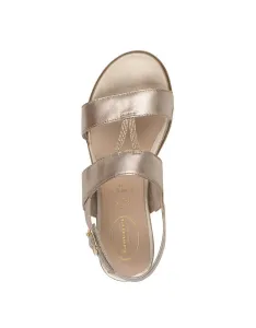 Sandále Tamaris Comfort® na klinovej podrážke, vzorovaná podrážka