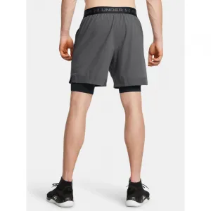 Pánske tréningové kraťasy UNDER ARMOUR UA Vanish Woven 2in1 Sts-GRY