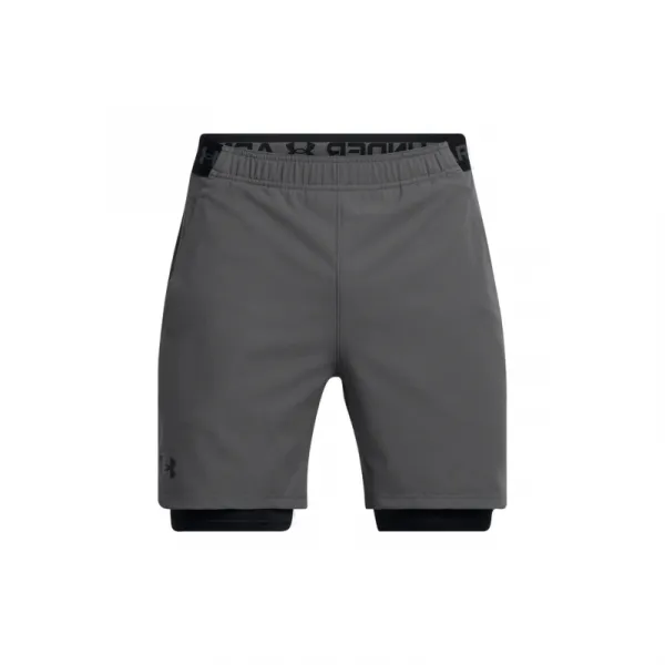 Pánske tréningové kraťasy UNDER ARMOUR UA Vanish Woven 2in1 Sts-GRY